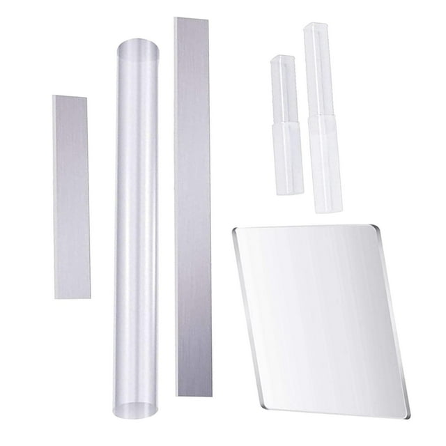 Moyic Acrylic Roller & Acrylic Sheet Backing Board Clay Suministros de cerámica y alfarería