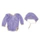 thumbnail image 3 of Atrezos Para Niños, Mono Baby Photography Mono Photo Props Hat Lace Outfit Costume Set Para NewbornLight Purple ANGGREK Otros, 3 of 8
