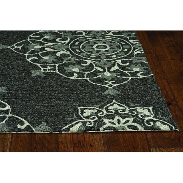 24" X 36" X 0.'25" Charcoal Polypropelene Rug