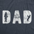 thumbnail image 2 of Mens Dad Fishing T Shirt Funny Fathers Day Gift for Dad Outdoor Fisherman Graphic Tee Graphic Tees, 2 of 7