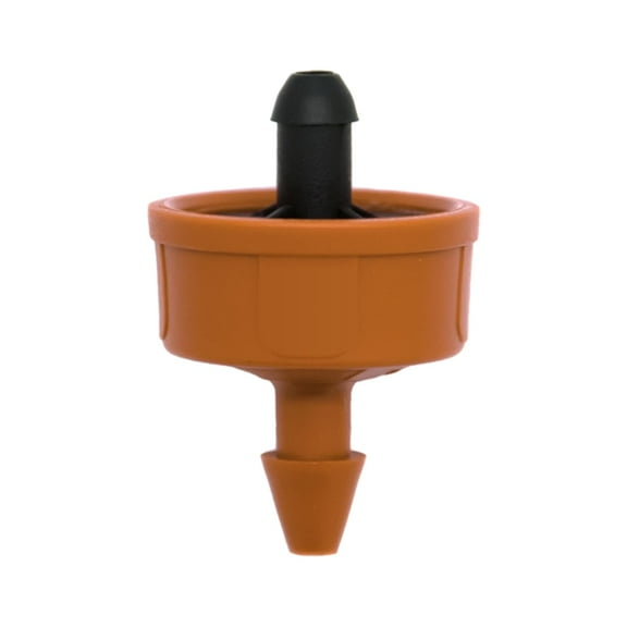 (50-Pack) - 1 Gallons Per Hour Pressure Compensating Drip Emitters on Barb - Premium Drippers for Drip Irrigation (works with Netafim, Rainbird, Raindrip etc.) (Standard 1 GPH, 50)