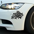 thumbnail image 3 of Walbest 1 Pack Sticker, Removable Rose Pattern Car Bonnet Body Window Sticker Anti Scratches Decal Universal, 3 of 5