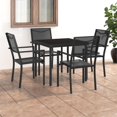 thumbnail image 1 of vidaXL 5 Piece Outdoor Dining Set Steel, 1 of 5