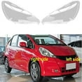 thumbnail image 2 of CHUANK Compatible For Honda Fit 2011 2012 2013 Car Headlight Shell Lamp Shade Transparent Lens Cover Headlight Cover (Left and Right), 2 of 5