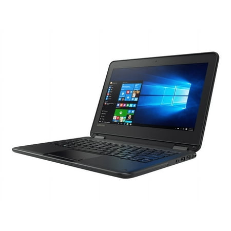 Lenovo 11.6" N23 Convertible Touchscreen Notebook, Intel Celeron N3060, 1.6GHz, 4GB Memory, 32GB Storage, Windows 10 Pro, Black