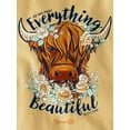 thumbnail image 3 of Blessed Girl Womens Long Sleeve T-Shirt Everything Beautiful 3X, 3 of 6