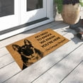thumbnail image 5 of Funny Dog Welcome Doormat - Crystal Velvet Material, Non-Slip Latex Backing, Saturated Colors, Easy to Clean (Hand Wash/Vacuum), Home Entry Decor, 5 of 8