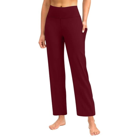 EHRWE Women's Yoga Pants Workout Pants High Waist Athletic Workout Leggings Yoga Pant Classic