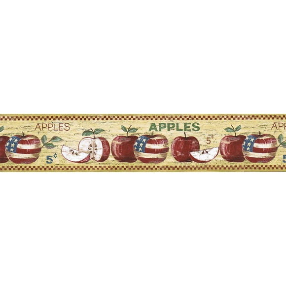 Apple Fruits Wallpaper Border HIC0001