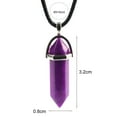 thumbnail image 7 of Travelwant Hexagonal Chakra Pendant Bullet Crystal Pendant Gemstone Pointed Quartz Stone Pendants, 7 of 7