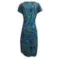 thumbnail image 5 of Maxi Robe à Manches pour Femmes Décontractée Ample Poches Manches Courtes Imprimée Col Rond Longueur Cheville Robe Manches Courtes en Liquidation, 5 of 5