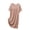Khaki, variant on cfhntfmh Women's Modal Summer Nightgown Short Sleeve Round Neck Sleepshirt Loose Comfy Sleepwear Mid Sleep Dress
