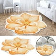 thumbnail image 2 of 3D Shaped Peony Blooming Flower Mat Cute Summer Doormat Coir Quick Drying, Machine Washable Entryway Rug Entry Way Rugs Indoor for Outside Patio Floor Entry Porch Garage Office, 24x24IN, 2 of 6
