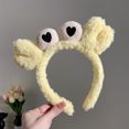 thumbnail image 1 of Diadema de peluche de oso de fresa, linda rana, divertida banda para el cabello, diadema para lavarse la cara, banda para el cabello de otoño e invierno, accesorios para el cabello, 1 of 6