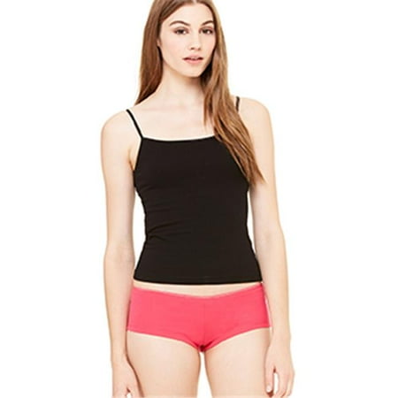 Bella-Canvas B491 Womens Cotton Spandex Shortie - Fuchsia, Medium