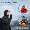 thumbnail image 5 of GOCOM G200 Family Radio Service (FRS) Adult Walkie Talkie,Long Range Two Way Radio Rechargeable 2Pack, 5 of 7