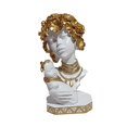 thumbnail image 1 of Busto de mujer africana, estatua de mujer, figura de resina, adorno estético Estilo B, 1 of 9