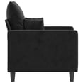 thumbnail image 4 of vidaXL Sofa Chair Upholstered Single Sofa Armchair for Living Room Velvet, 4 of 7