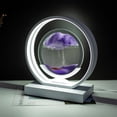 thumbnail image 4 of Lámpara 3D con imagen de Arte de arena móvil, luz LED de paisaje de arte móvil, redonda, giratoria de 360 °, mesita de noche, lámpara de arena de tiempo para dormitorio, 4 of 4