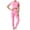 Hot Pink, variant on Scyoekwg Workout Sets for Women Casual Tracksuit Sweatsuits Sets Loose Solid Color Short Sleeve Round Neck Slim Tops Jogger Pants Trendy Outfits (Black,M)