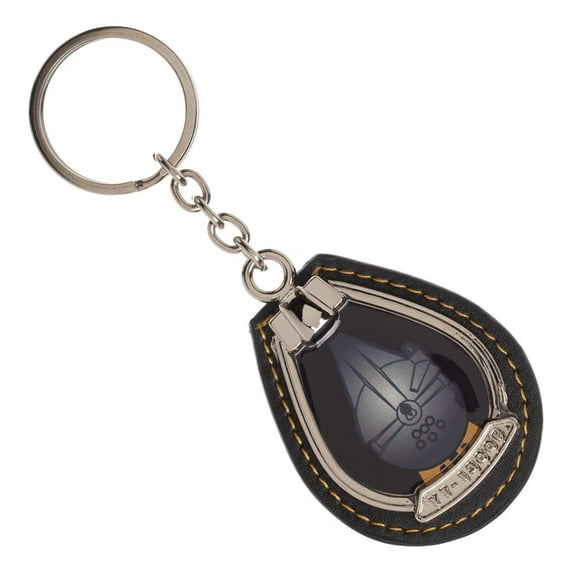 Star Wars Millennium Falcon Stitched Keychain w/ Attached Bottle Opener, House Key Friends Gathering