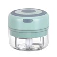 thumbnail image 1 of EIGTHTAIL Electric Mini Garlic Chopper Portable Food Processor Vegetable Chopper Onion Mincer Cordless Meat Grinder With USB Charging For Vegetable Pepper Onion Baby Food Seasoning Nut, 1 of 3