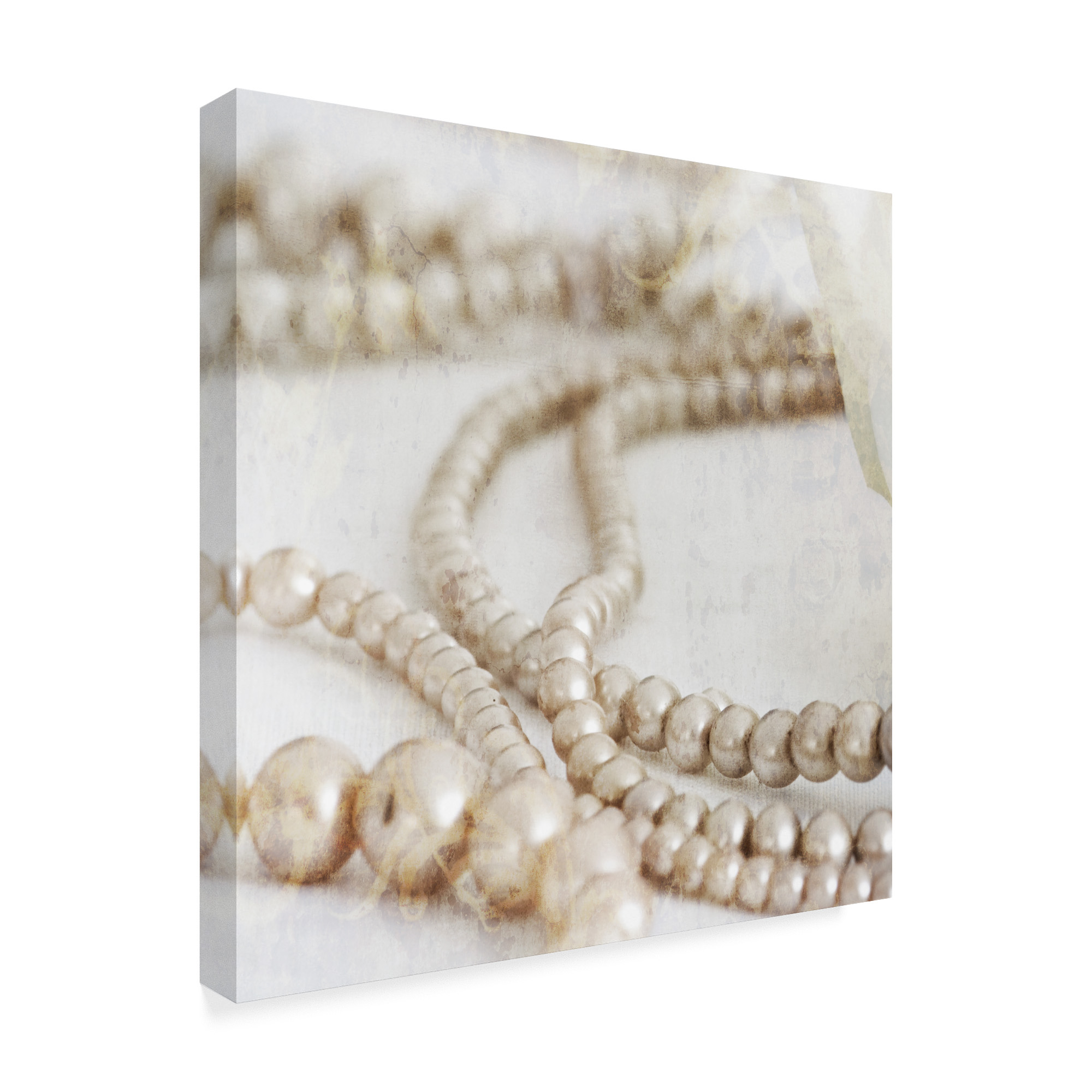 Trademark Fine Art 'Antique Pearls' Canvas Art by Tom Quartermaine