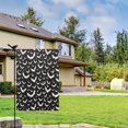 thumbnail image 2 of Black Halloween Bat Silhouettes Fall Garden Flags 12.5"x18" Double Side,Small Yard Flags for Outside,Outdoor Fall Decor,Autumn Funny Garden Flag Yard Decoration, 2 of 4