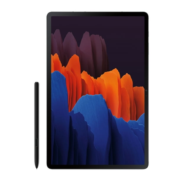 SAMSUNG Galaxy Tab S7 Plus 256GB Mystic Black (Wi-Fi) S Pen Included - SM-T970NZKEXAR - Walmart