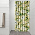 thumbnail image 3 of Watercolor Botanical Bee and Flower Curtain – Artistic Rustic Nature Look, 36x72 Inches, 3 of 5