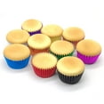 thumbnail image 7 of Mombake Standard Foil Orange Cupcake Liners Muffin Baking Cups for Party and More, 100-Count, 7 of 7