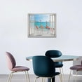 thumbnail image 5 of AEFER Flamingo Beach Bathroom Wall Art Tropical Palm Coastal Ocean Pictures Wall Decor Pink Flamingo 3d Window Canvas Prints Modern Animals Painting Artwork Unframe: 24x16inch(60x40cm), 5 of 6