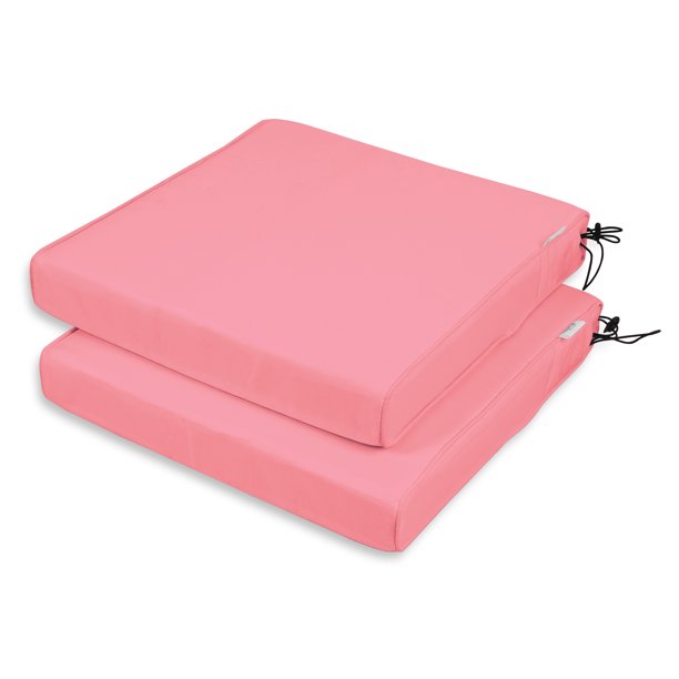 Pink Outdoor Seat Cushions