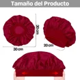 thumbnail image 4 of 2 Gorro Satén Seda Dormir Sombrero Elástico Suave Calidad F, 4 of 8