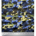 thumbnail image 1 of Soimoi Polyester Crepe Fabric Animals & Camouflage Fabric Prints by Yard 42 Inch Wide, 1 of 3