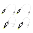 thumbnail image 1 of Downrigger Line Release Clips 18 Inch Leader with Snap Weight Release Clips for Planer Board Downrigger Trolling Offshore Fish 4pcs 1012 1022, 1 of 6