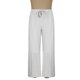 thumbnail image 5 of Pantalones largos para hombre, moda informal, lino liso, holgados, elásticos, con cordón, transpirables, para vacaciones, de poliéster, 5 of 7
