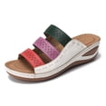 thumbnail image 3 of adviicd Wedge Sandals for Womens Sandals Wedge Thicksoled Breathable Casual Shoes Sandals Leisure Outdoor Women's Earth Sandals for Women Size 10, 3 of 5