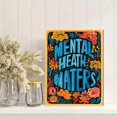 thumbnail image 2 of UXIEQU Mental Health Matters Canvas Wall Art Print 15.75x11.81 Inches, 2 of 8