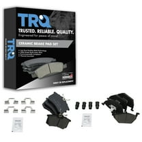 TRQ Posi Ceramic Disc Brake Pad Front & Rear Kit for VW Beetle Jetta Golf BFA12975 Fits select: 1999-2005 VOLKSWAGEN JETTA, 1998-2006 VOLKSWAGEN NEW BEETLE