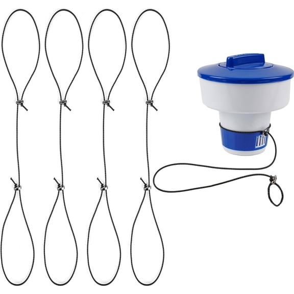 6Pcs Pool Chlorine Floater Leash, 39inch Tether Floating Chlorine Dispenser to Pool Vacuum Hose Used to Protect Pool Chlorine Float from Collision Damage