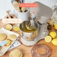 thumbnail image 5 of Beautiful 3.5 Qt Stand Mixer, Porcini Taupe with Flat Beater, Dough Hook, Balloon Whisk, 5 of 21