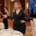 thumbnail image 2 of Agnes Orinda Women's Plus Size Formal Dresses Deep V Neck Faux Wrap Sheer Floral Long Sleeve Midi Party Work Dresses 1X Black, 2 of 8