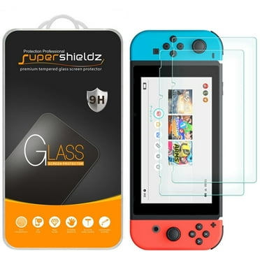 (2 Pack) Supershieldz Designed for Nintendo Switch Tempered Glass Screen Protector, Anti-Scratch, Anti-Fingerprint, Bubble Free