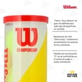 thumbnail image 3 of Pelotas De Tenis Wilson Championship Presurizada 3 Piezas Wilson WRT100101, 3 of 4