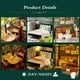 thumbnail image 2 of Castillo de muñecas ensamblado en 3D de madera, manualidades electrónicas Unisex, decoración de mesa para el hogar, 2 of 8