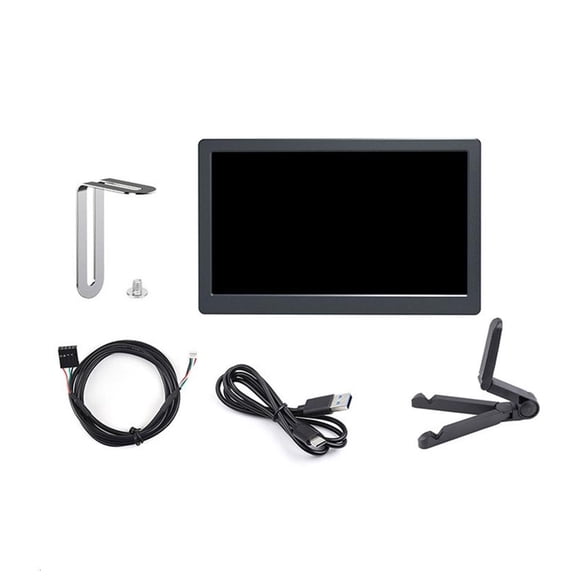 YIGSECU 7Inch Side Monitors 1024x600 Resolution Display Screen Verticaled Horizontal Screen Rotation for Computers