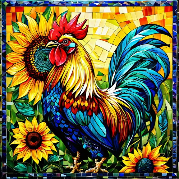 Springbok 500 Piece Fall Rooster Jigsaw Puzzle for Adults