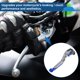 thumbnail image 3 of Palancas de freno y embrague cortas y largas Unique Bargains para Honda Rebel/CMX 500/300 17-21, palanca de freno ajustable de motocicleta de aleación de aluminio con mango de titanio y extremo azul, 3 of 7