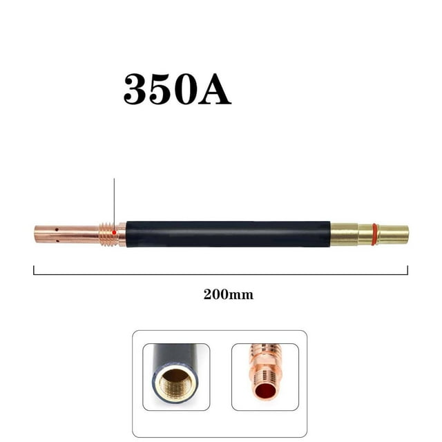 Torch Bending Tube, Welding Torch Adapter, Brass Bending Rod for 360 Degree Adjustable Torch, Universal Straight and Curved Pipe Compatible for Two-in-One Welding Torch